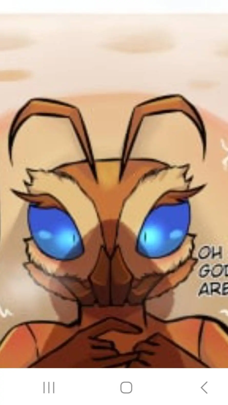 ai character: Anthro mothra  background