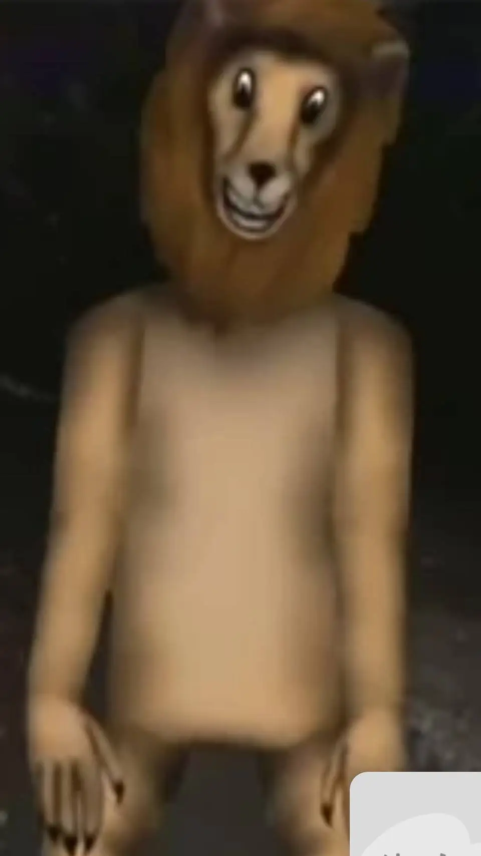 ai character: The Lion background
