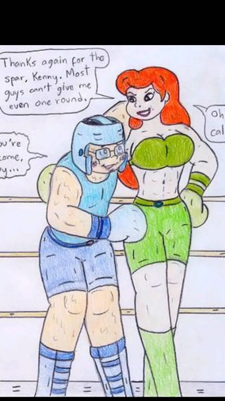 ai character: poison ivy boxing  background