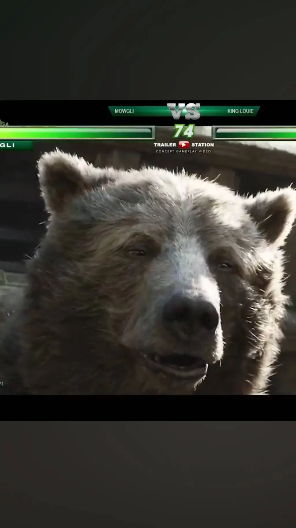 ai character: Baloo  background