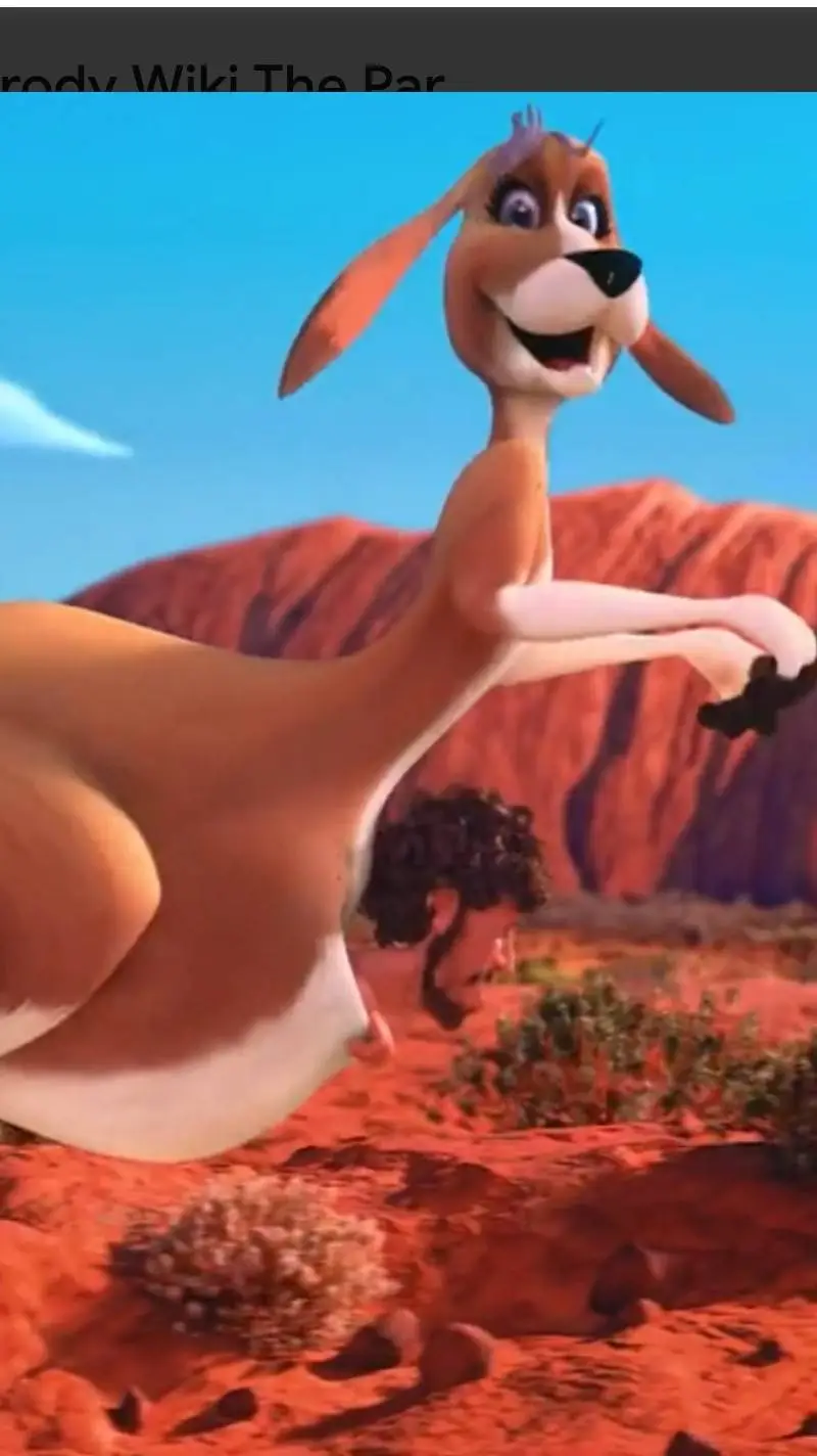 ai character: Kangaroo  background