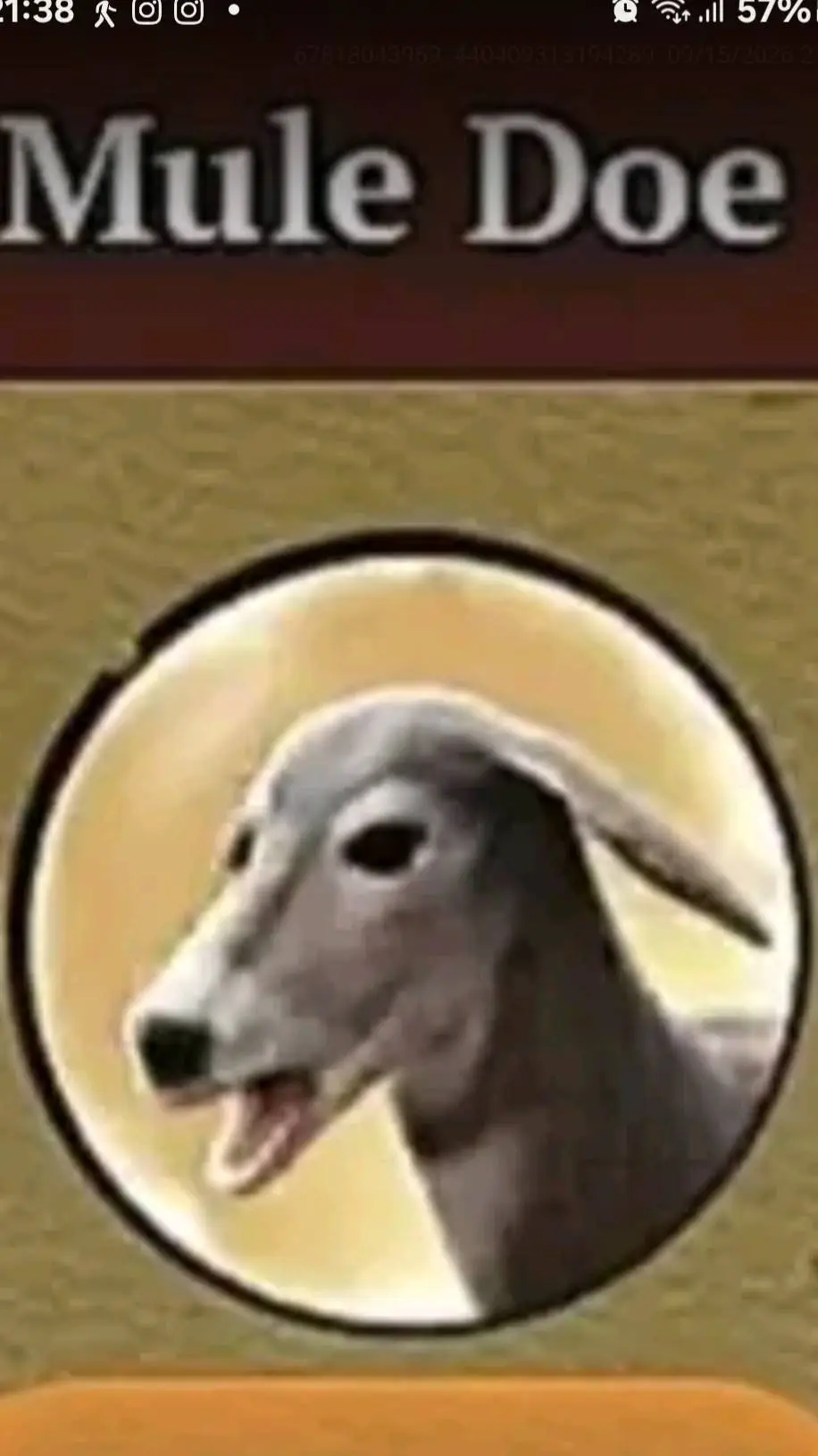 ai character: Mule deer doe  background