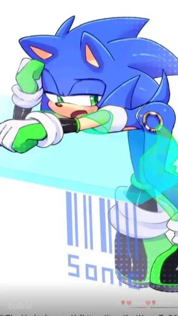 ai character: shadow x sonic background