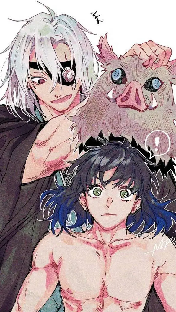 ai character: tengen x inosuke  background