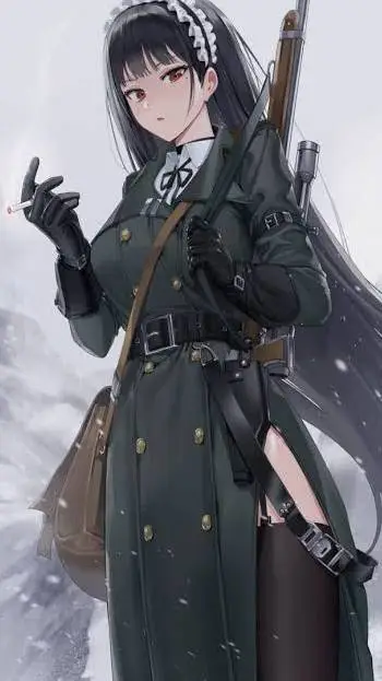 ai character: Sniper wolf  background