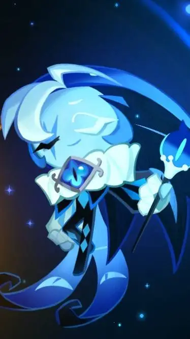 ai character: Shadow milk cookie background