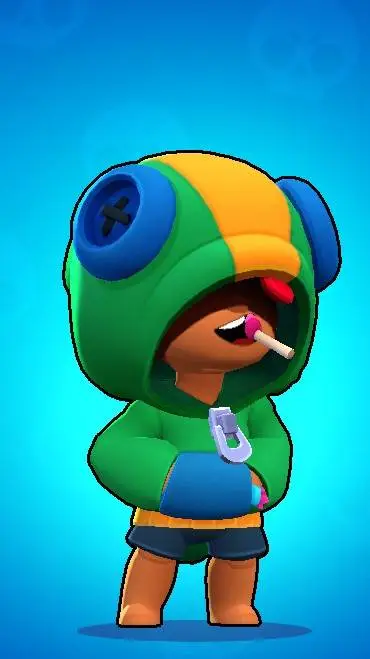 ai character: Leon(Brawl stars) background