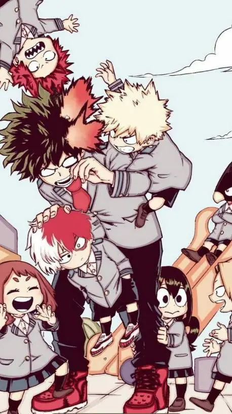 ai character: mha baby (3)  background