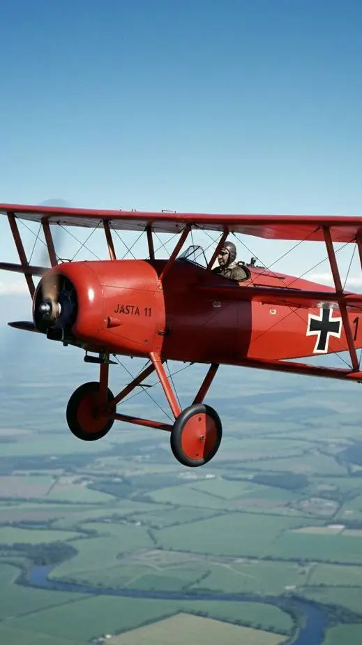 ai character: Red baron  background