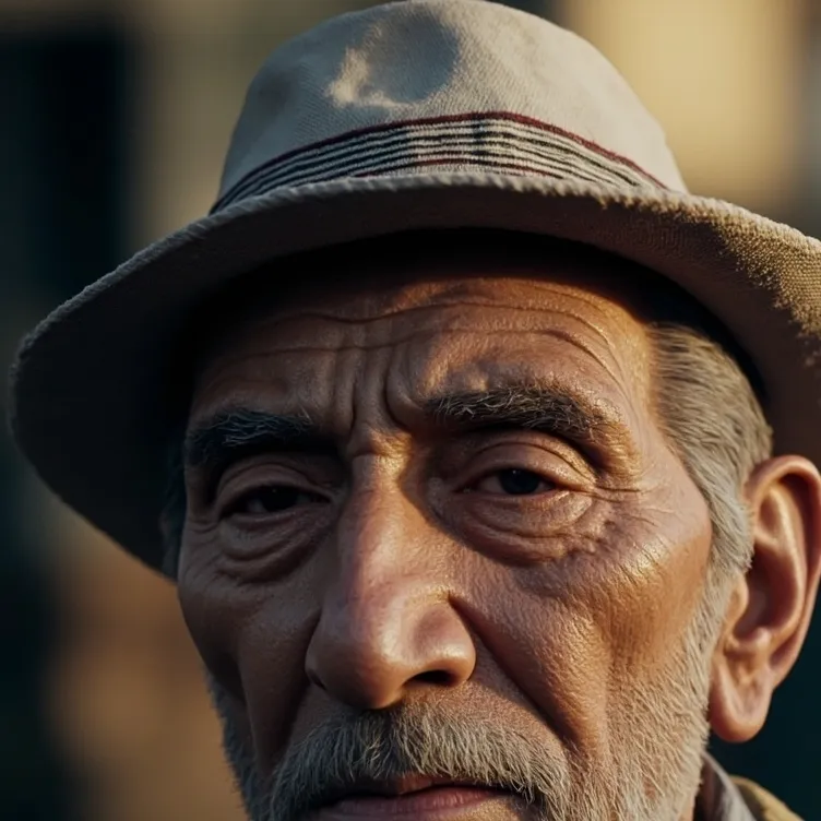 chat with ai character: oldest man
