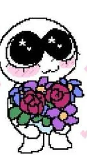 ai character: moonflower background