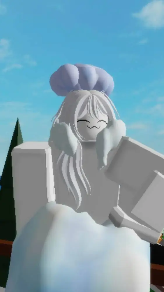 ai character: cloud background