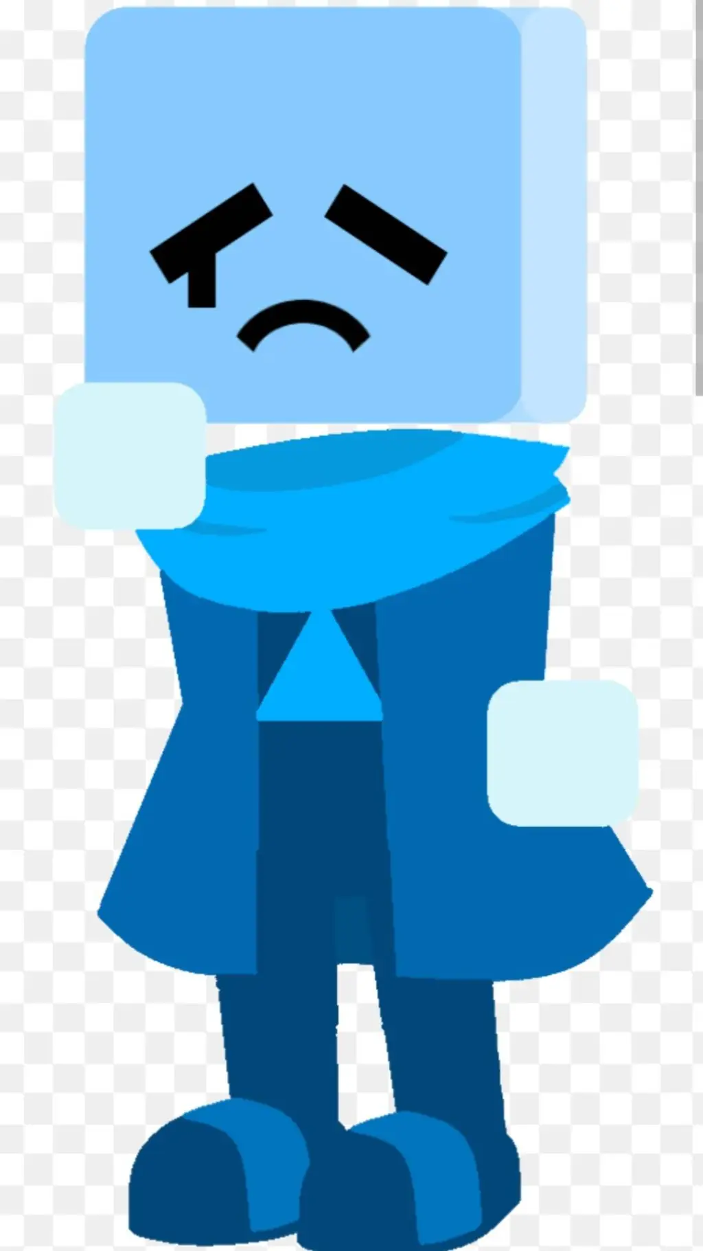 ai character: cube background