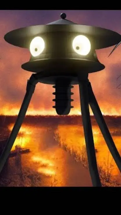 ai character: tripod background