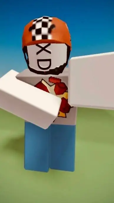 ai character: crazy robloxian background