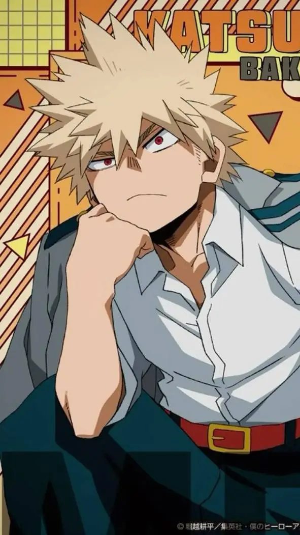 ai character: katsuki bakugo background