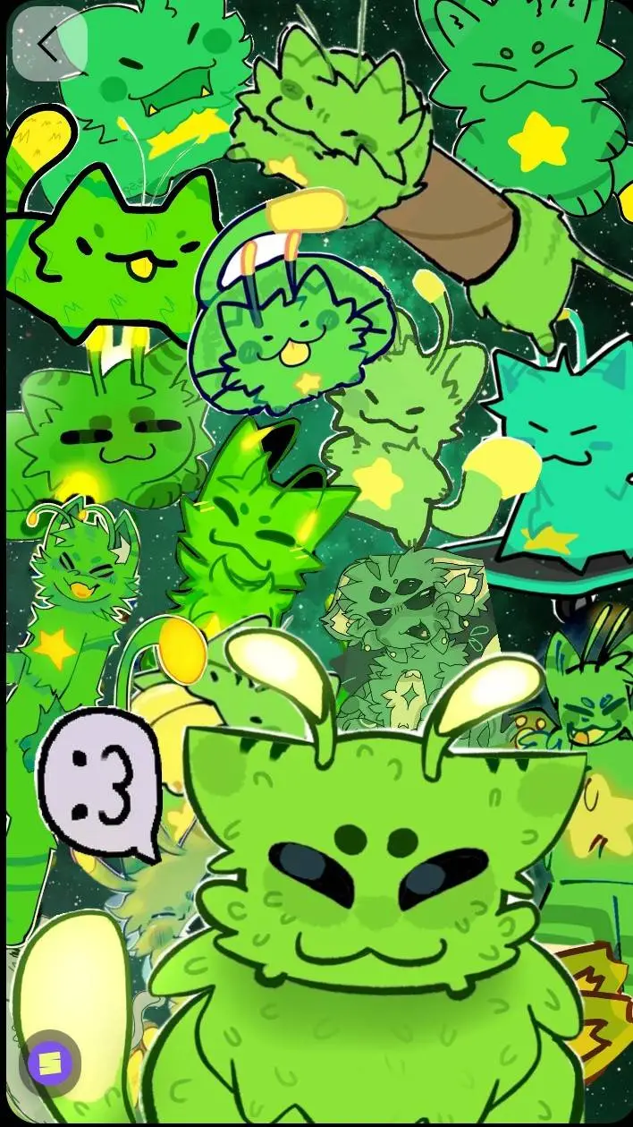 ai character: catí enamorada  background