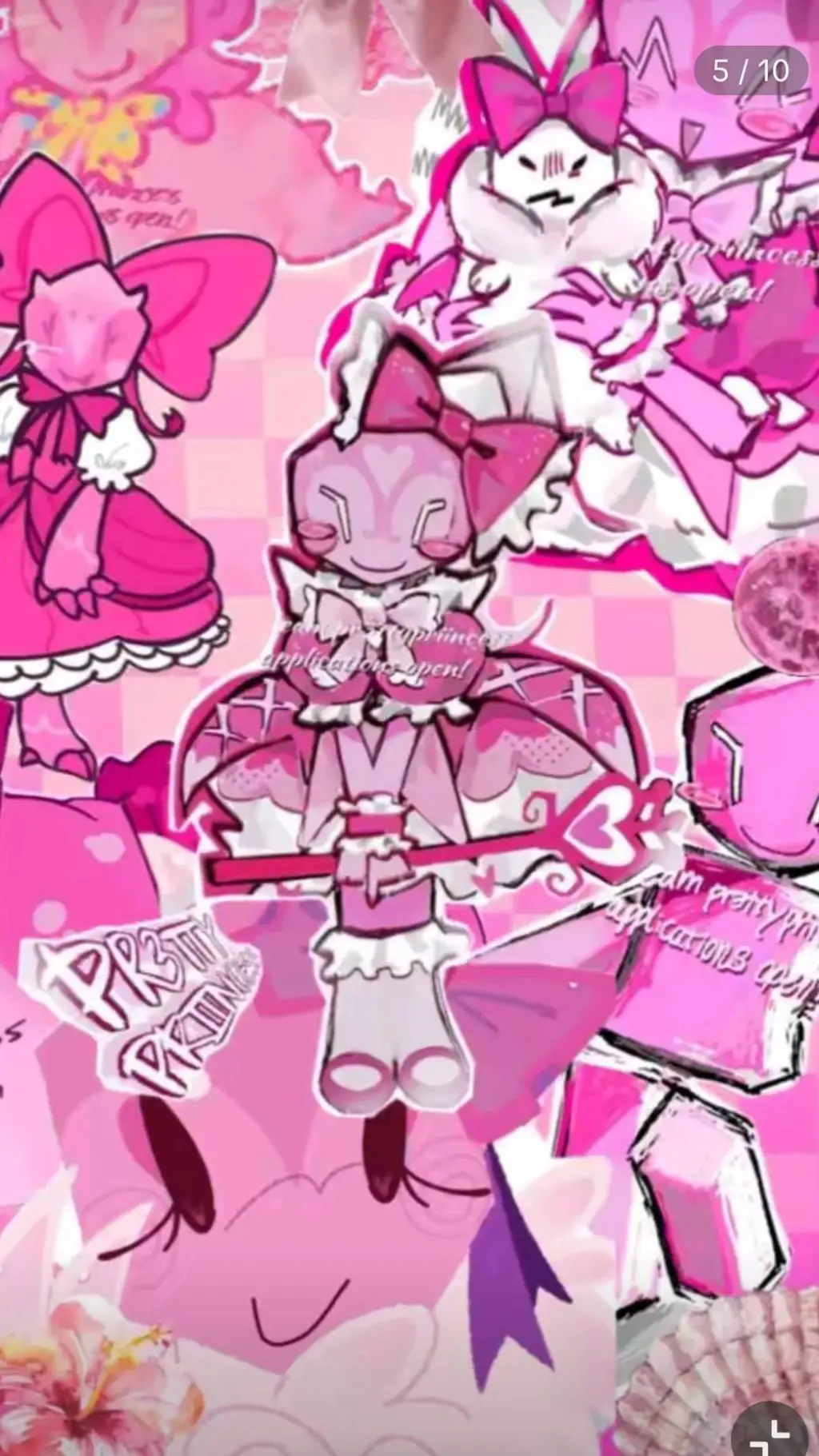 ai character: pretypryncess  background