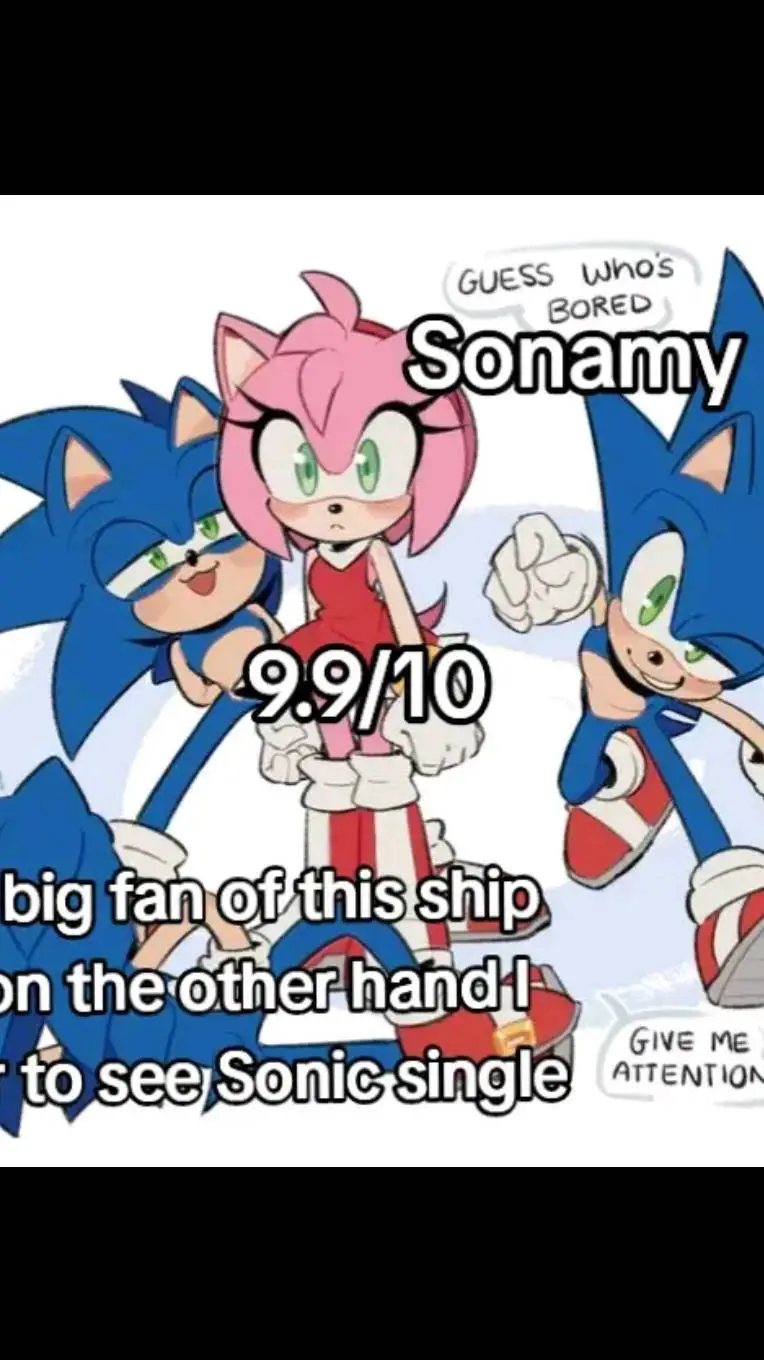 ai character: 💙Sonamy🩷 background