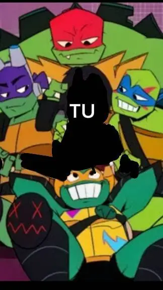 ai character: ROTTMNT x Tu💞 background