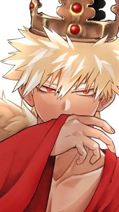 ai character: Bakugo Katsuki rey background