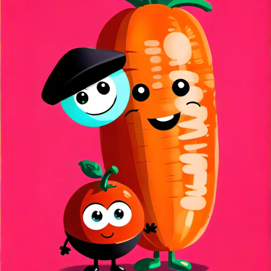 chat with ai character: tómate y zanahori