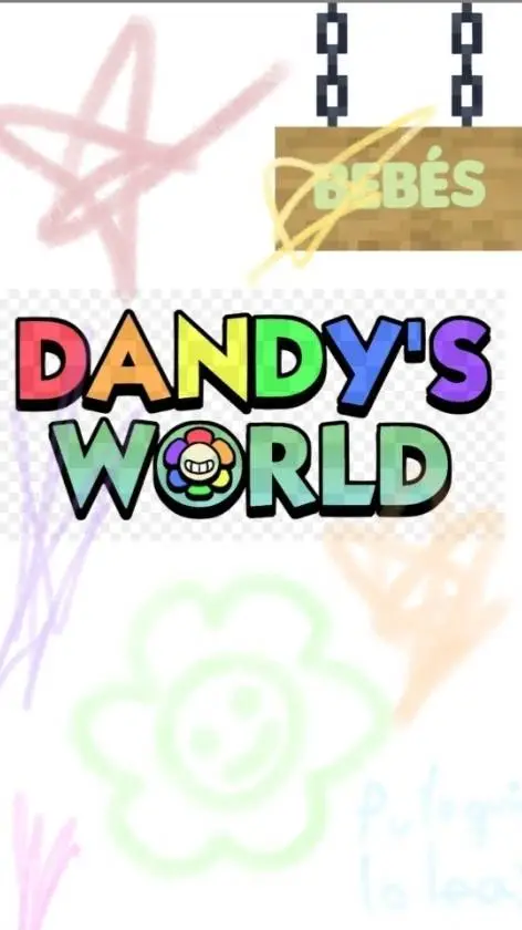 ai character: Dandys world bebé background