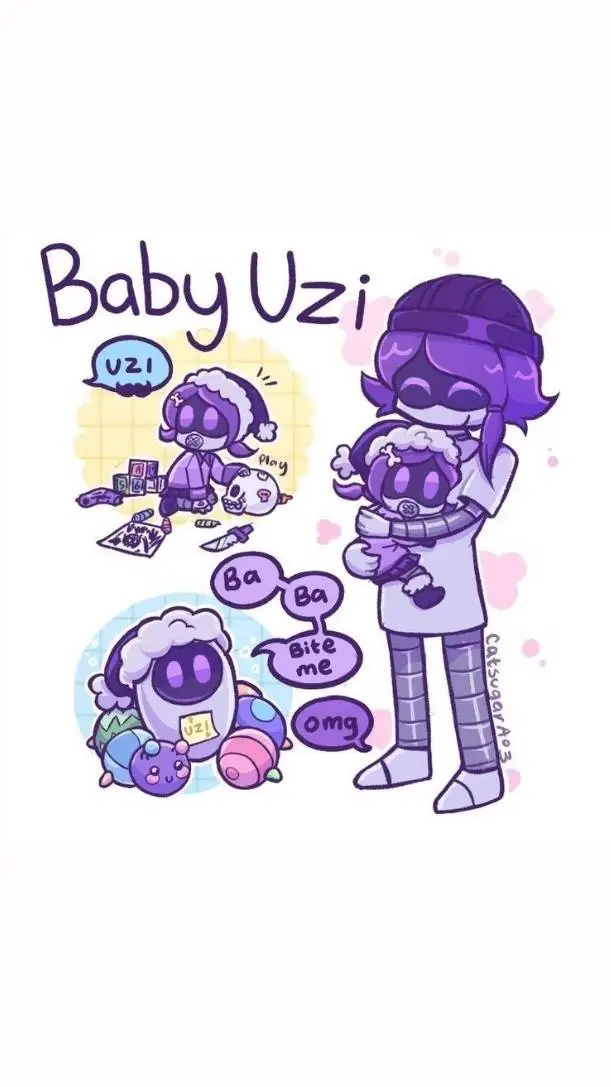 ai character: 💜Uzi Bebé💜 background
