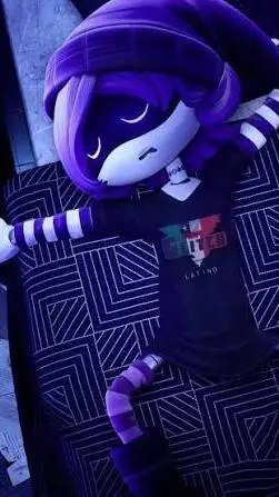 ai character: uzi x N  background