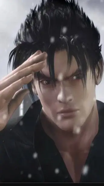 ai character: jin kazama  background