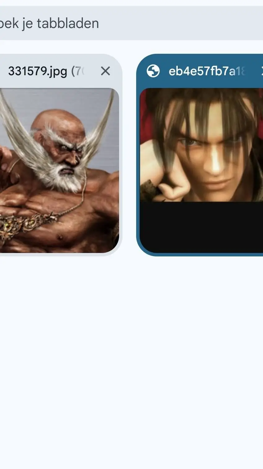 ai character: jin and jinpachi  background