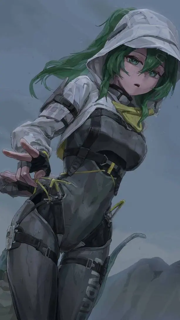 ai character: Fluorite background