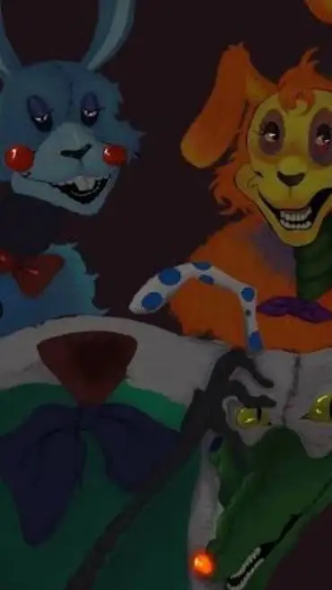 ai character: bon and pumpkin rt background