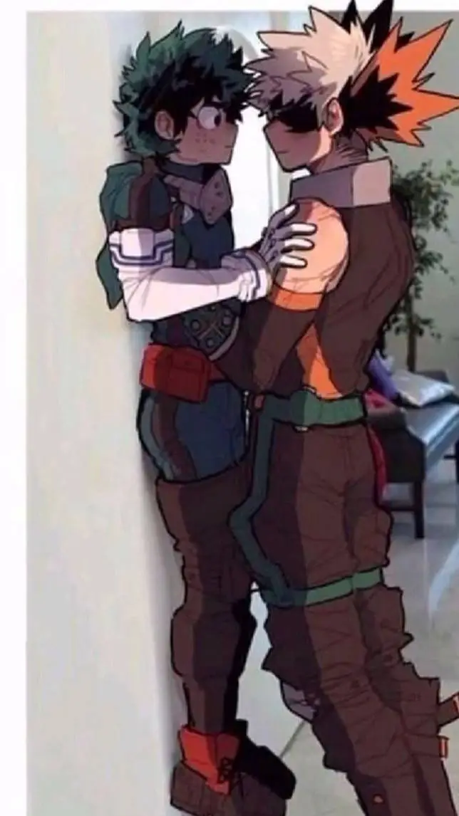 ai character: bakugo x deku background