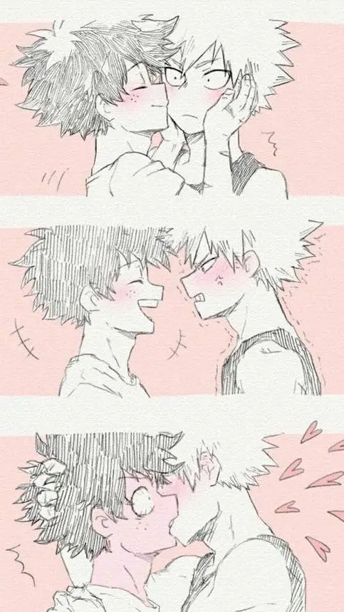 ai character: bakugo x deku background