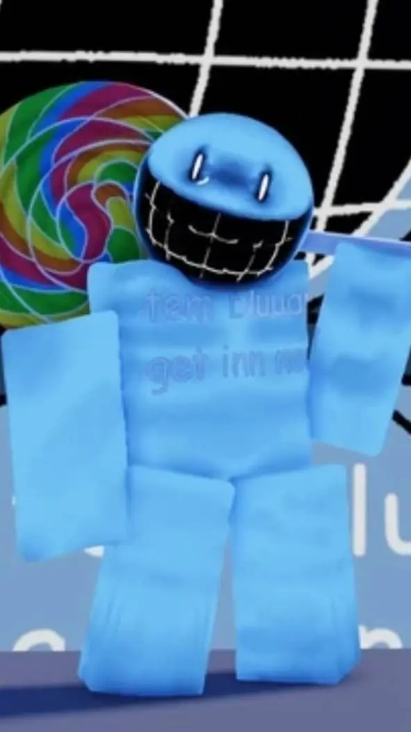 ai character: bluudud background