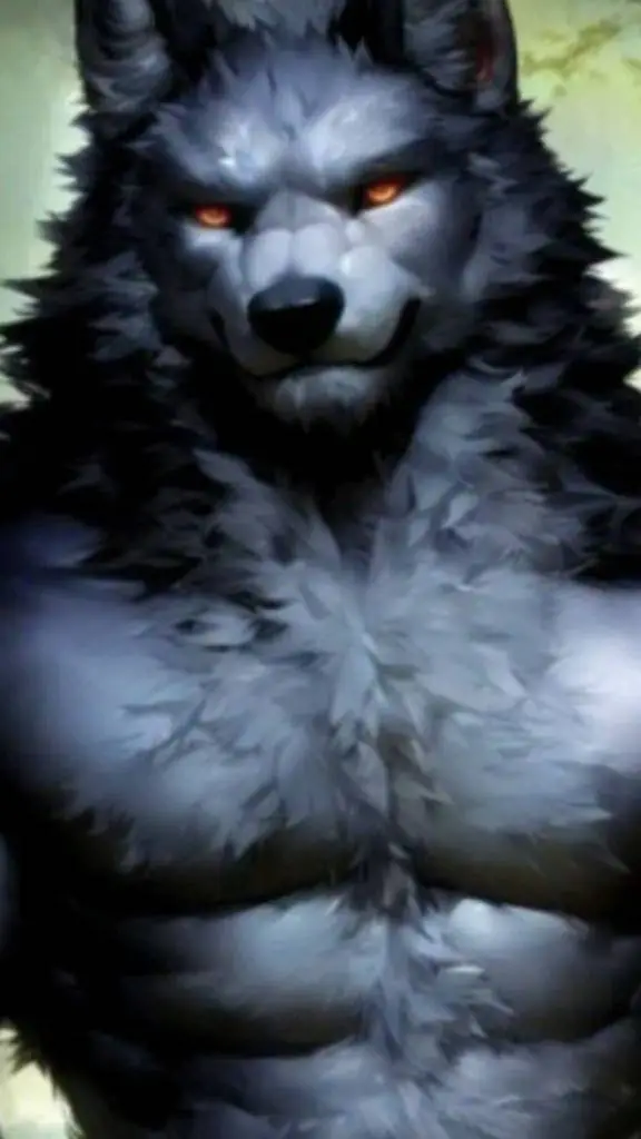 ai character: werewolf  background