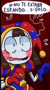 ai character: POMNI  background