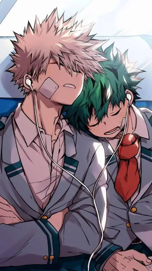 ai character: DEKU x BAKUGO  background