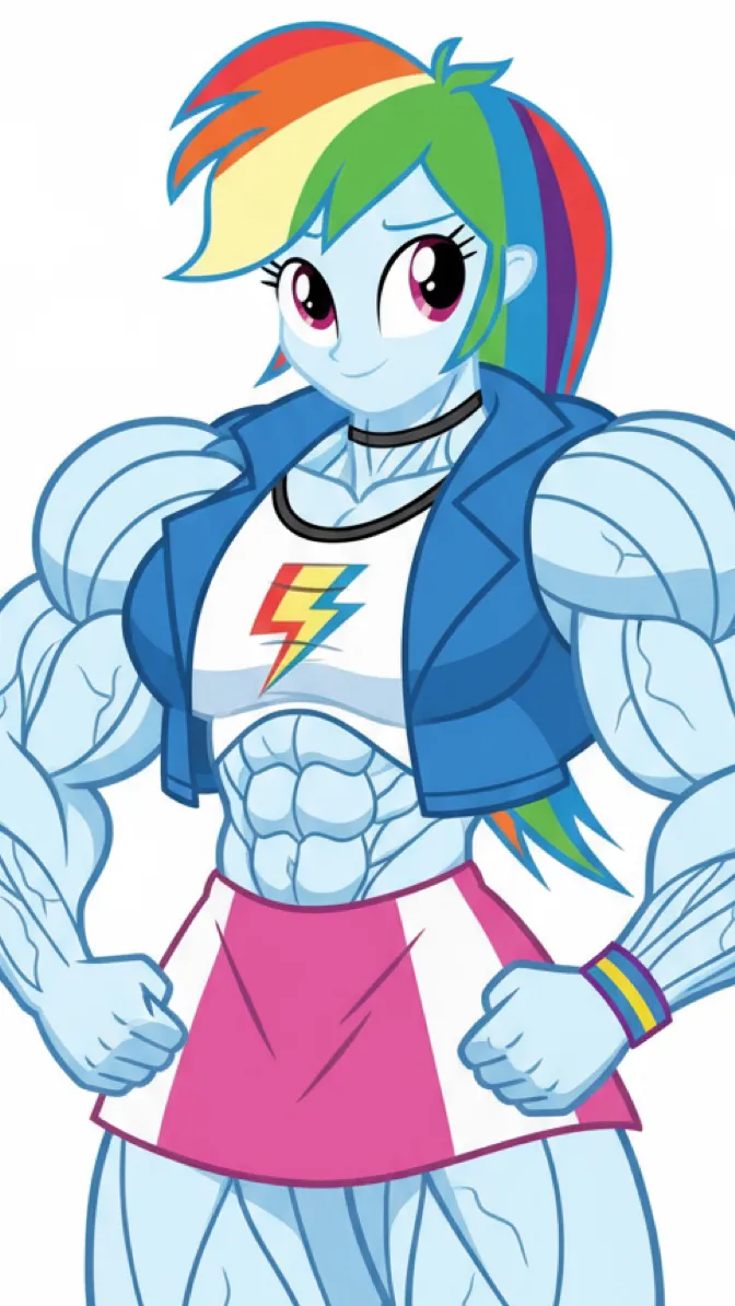 ai character: EG Rainbuff Dash background