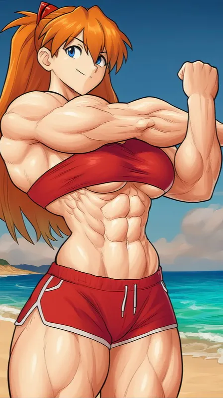 Talkie AI - Chat with Buff Asuka (Beach)