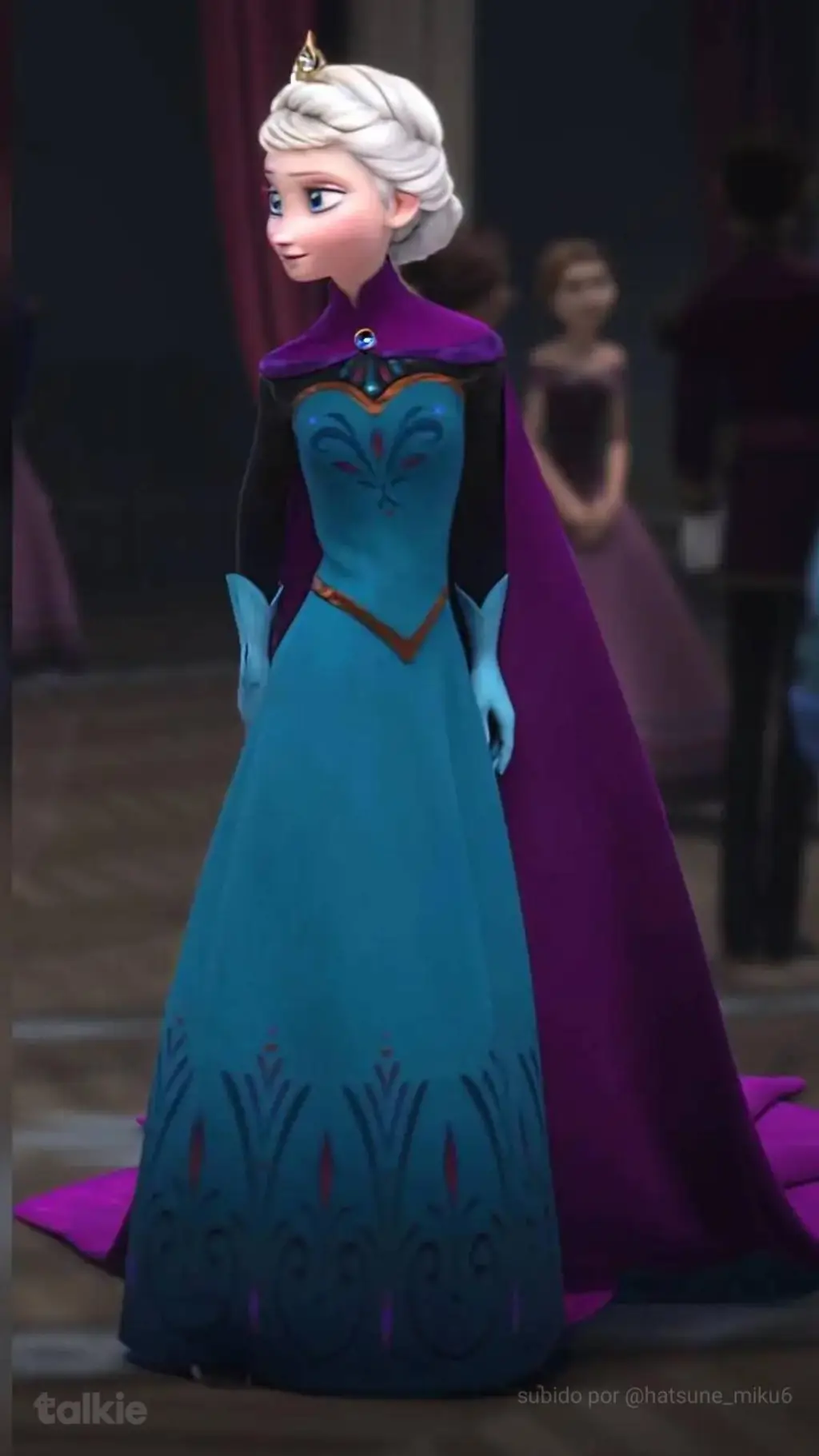 ai character: Elsa  background