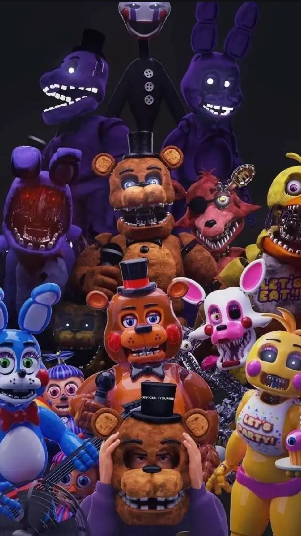 ai character: FNAF 2 🐻 background