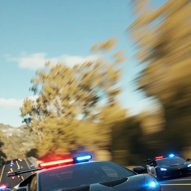 chat with ai character: police chase