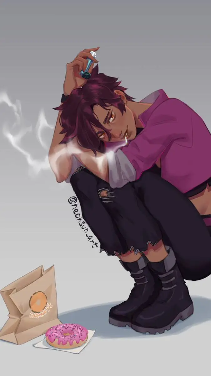 ai character: Invisigal/Courtney background