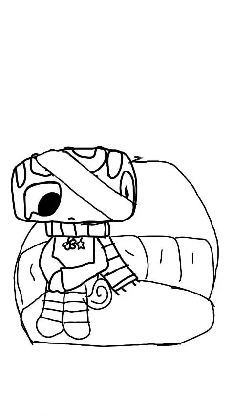 ai character: dandys world shop background