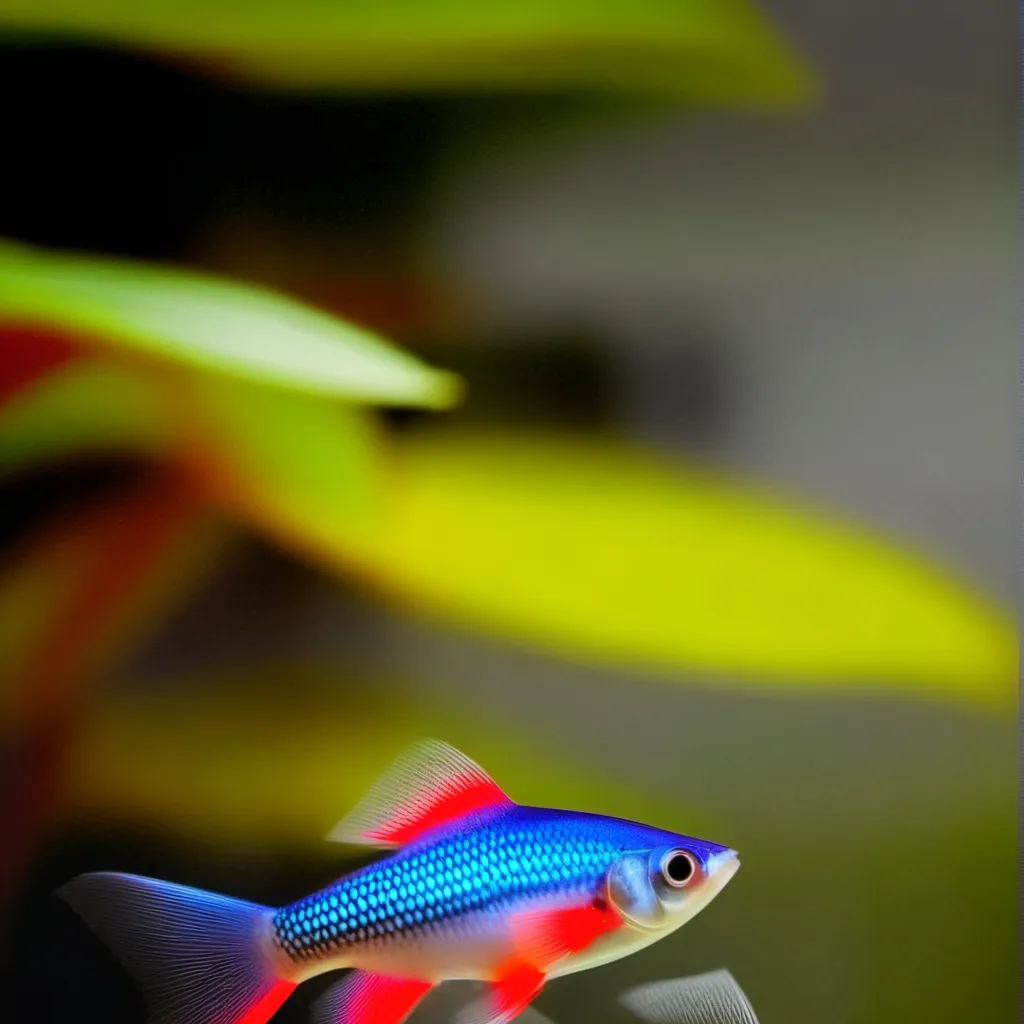 chat with ai character: neon tetra fish