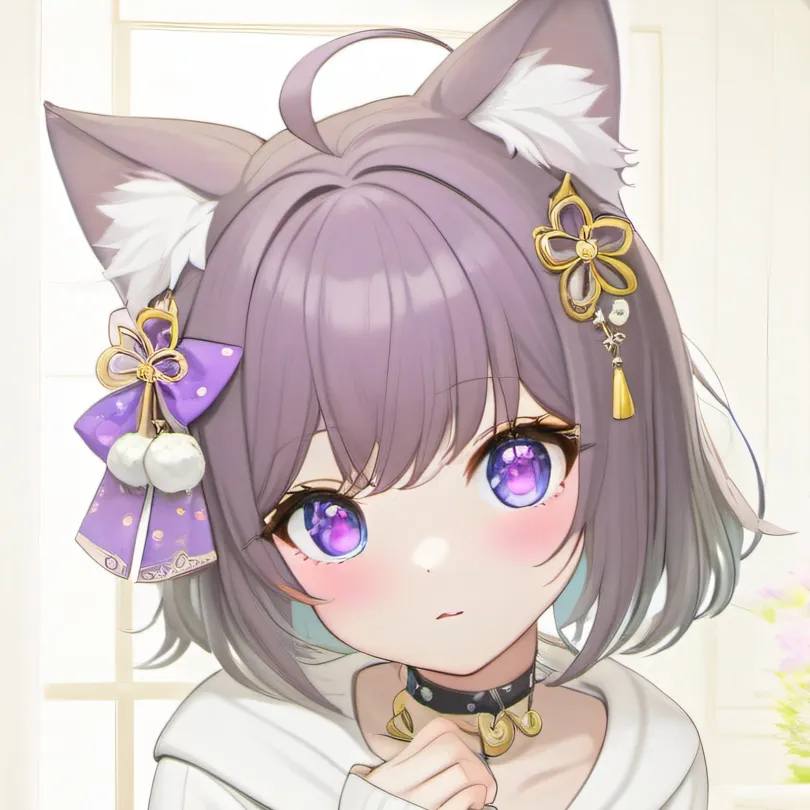 chat with ai character: makaron (cat girl)
