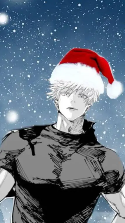 ai character: jjk (Christmas) ye background