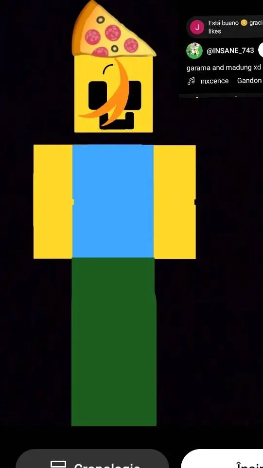 ai character: nobbini pizzanini background